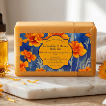 Calendula-Blume - Seife- oder Kosmetikmarke
