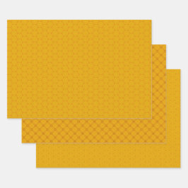 Calendula (Gold) Geschenkpapier Set