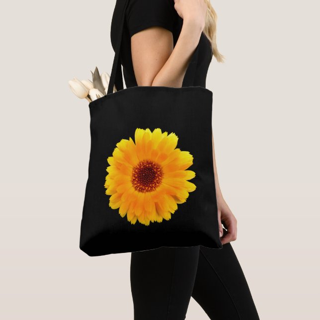 Calendula Officinalis Tout Sur Le Sac D'Impression (De près)