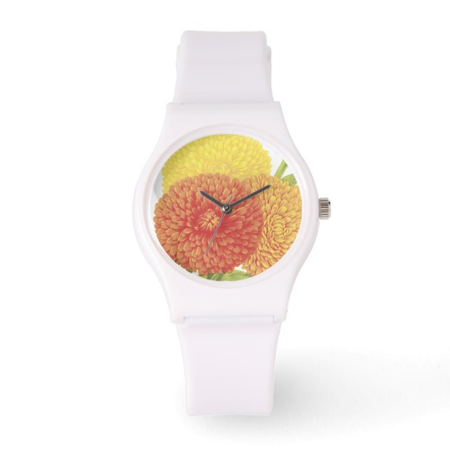 Calendula Vintage Saatpackung Armbanduhr (Vorderseite)