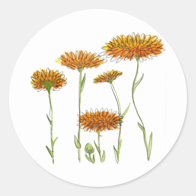 Calendular Runder Aufkleber (Vorderseite)