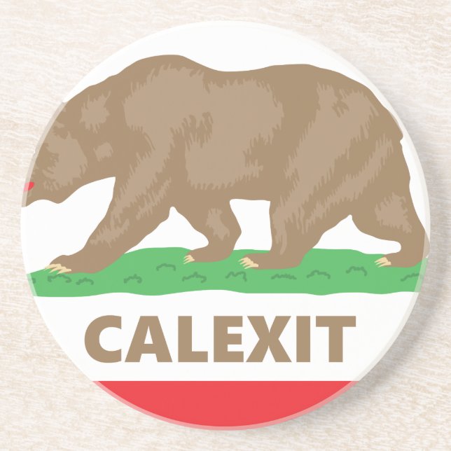Calexit Sandstein Untersetzer (Vorne)