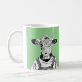 Calf in Dungaree (Moegi) Kaffeetasse