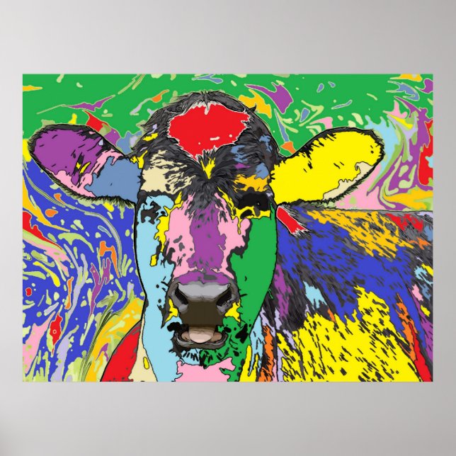 Calf Portrait 4 Poster (Vorne)