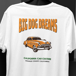 Calfornia Classic Car Culture Orange Landkreis T-Shirt
