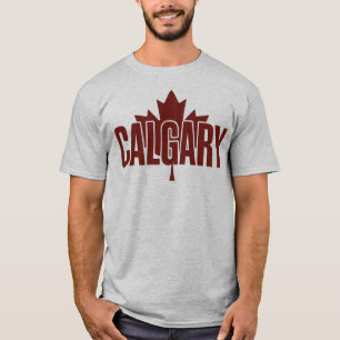 Calgary Ahornblatt-Grafik-T-Shirt – AB T-Shirt