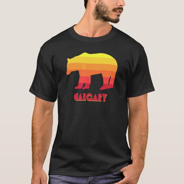 Calgary Alberta Bear T-Shirt (Vorderseite)