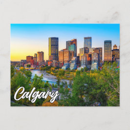 Calgary, Alberta, Kanada Postkarte
