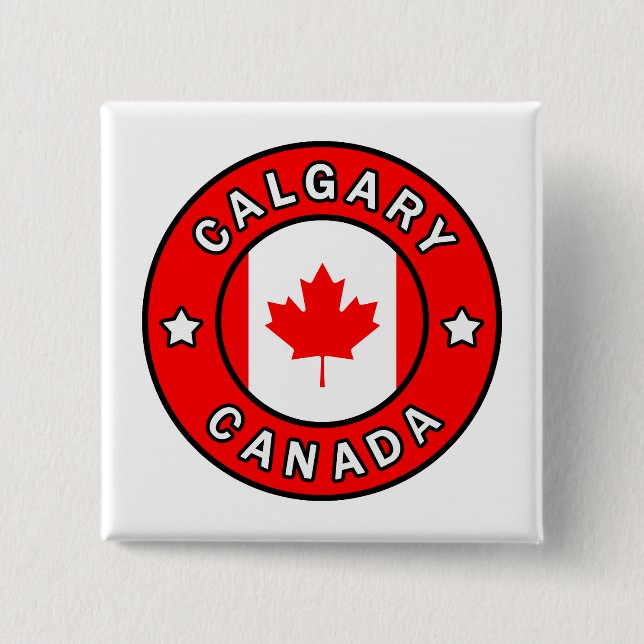 Calgary Canada Button (Vorderseite)