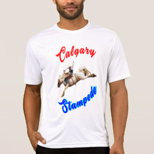 Calgary Canada Horses July Riders Calgary Stampede T-Shirt