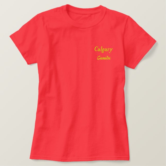 Calgary Canada Polo Shirt (Design vorne)
