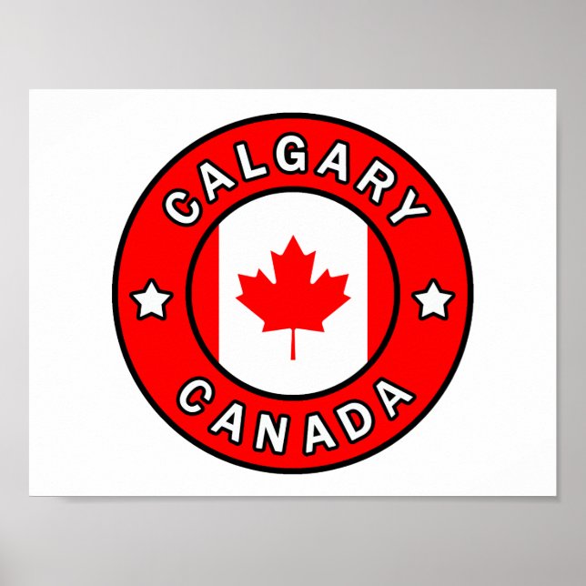 Calgary Canada Poster (Vorne)