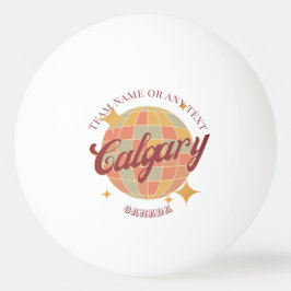 Calgary City Canada Tischtennis Club Tischtennisball