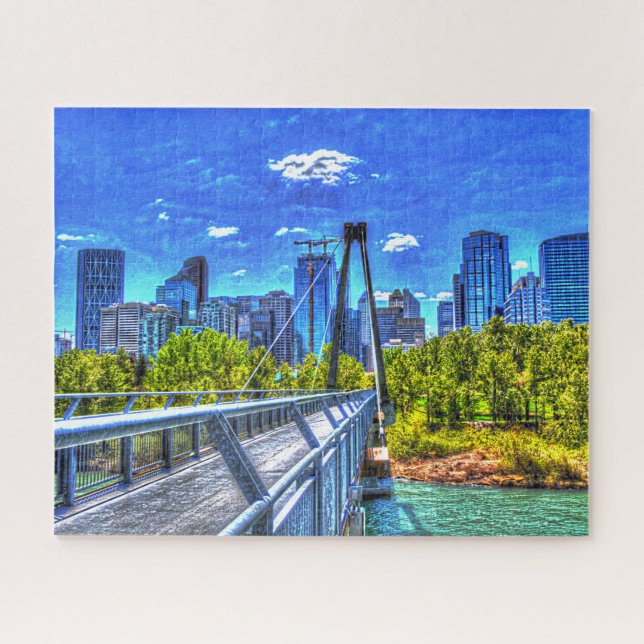 Calgary City Skyline. (Horizontal)