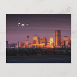 Calgary Dawn Postkarte