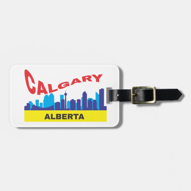 Calgary Gepäckanhänger (Vorderseite horizontal)