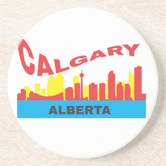 Calgary Getränkeuntersetzer (Vorne)