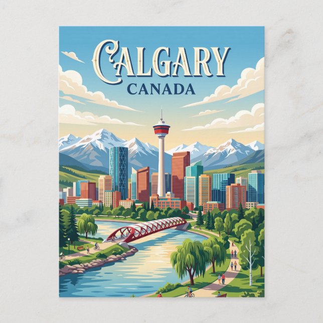 Calgary, Kanada Postkarte (Vorderseite)