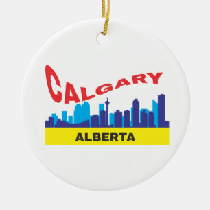 Calgary Keramik Ornament