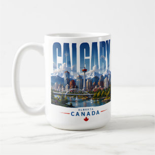 🏔 Calgary moderner Stadtstil im Gebirgsstil 🏔 Kaffeetasse