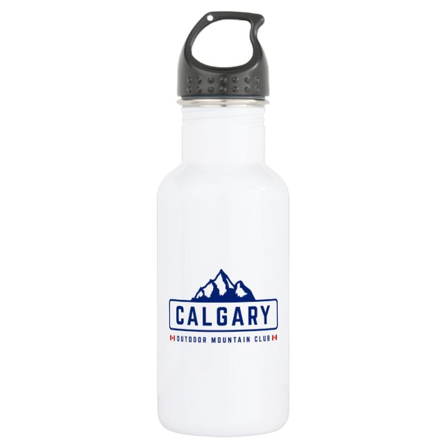 Calgary Outdoor Edelstahlflasche (Vorderseite)