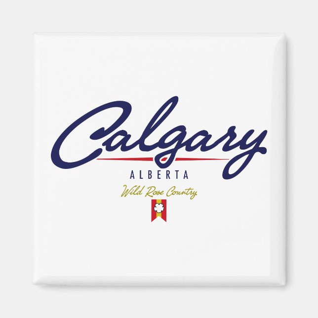 Calgary Script Magnet (Vorne)