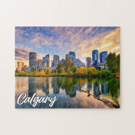 Calgary Skyline, Alberta, Kanada
