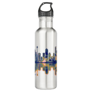 Calgary Skyline Edelstahlflasche