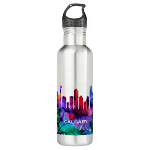 Calgary Skyline Edelstahlflasche