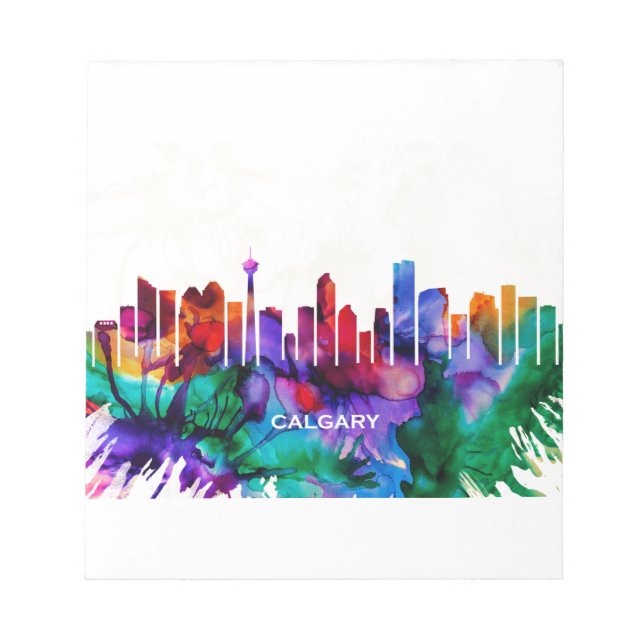 Calgary Skyline Notizblock (Vorderseite)