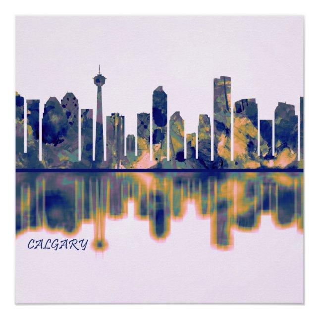 Calgary Skyline Poster (Vorderseite)