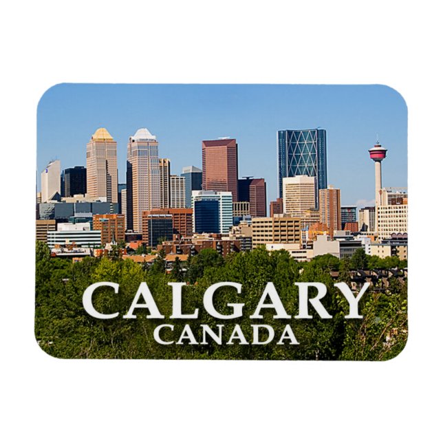 Calgary - Souvenir Kühlschrankmagnet Magnet (Horizontal)