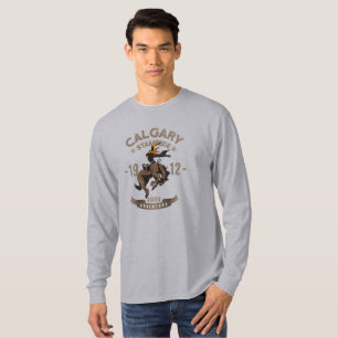 Calgary Stampede Rodeo Langschläfer T-Shirt