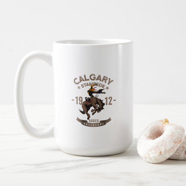 Calgary Stampede Rodeo | Mug classique #15 (Avec donut)