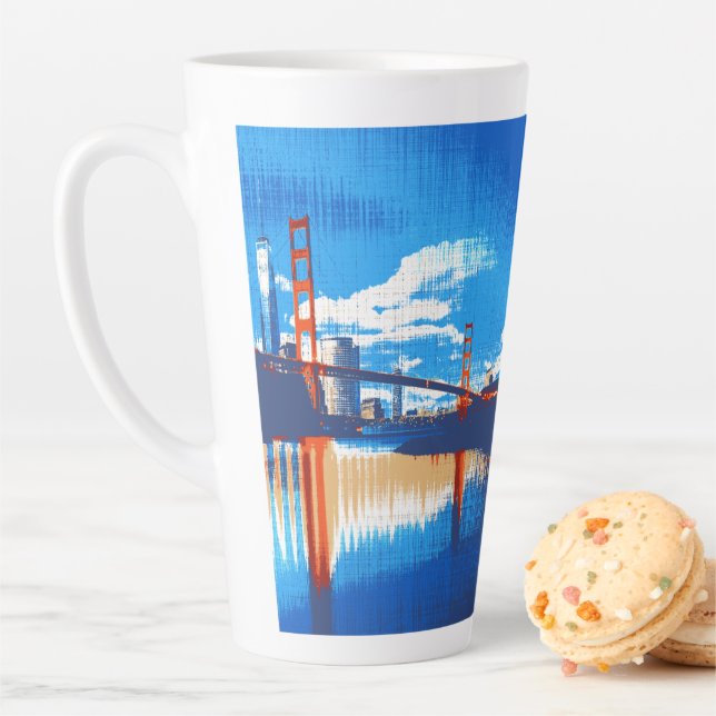 Cali, Golden Gate Bridge San Francisco SQ SS Milchtasse (Beispiel)