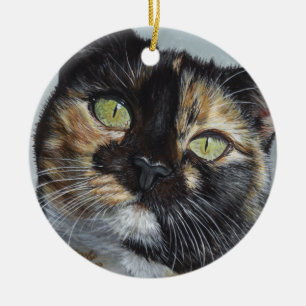 Cali Kaliko-Schildpattkatzen-Malereikunst Keramikornament