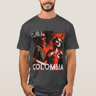 Cali Kolumbien leidenschaftlich über Salsa Tanzen T-Shirt