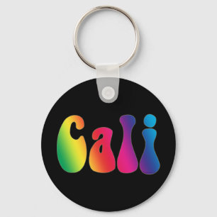 Cali Krawatte-Dye California Hippie-Logo Schlüsselanhänger