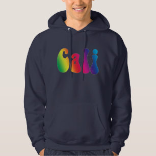 Cali Krawatte-Dye California Rainbow-Logo-Shirt Hoodie
