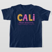 Cali-Name bedeutet rosa gelbe Blume
