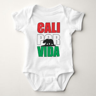 Cali Por Vida! (Kalifornien für das Leben!) Baby Strampler