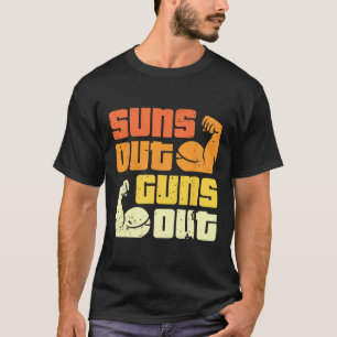Cali Style Bodybuilding Sonne raus, Kanonen raus B T-Shirt
