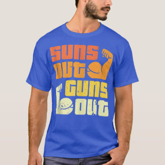Cali Style Bodybuilding Sonne raus, Waffen raus Bi T-Shirt
