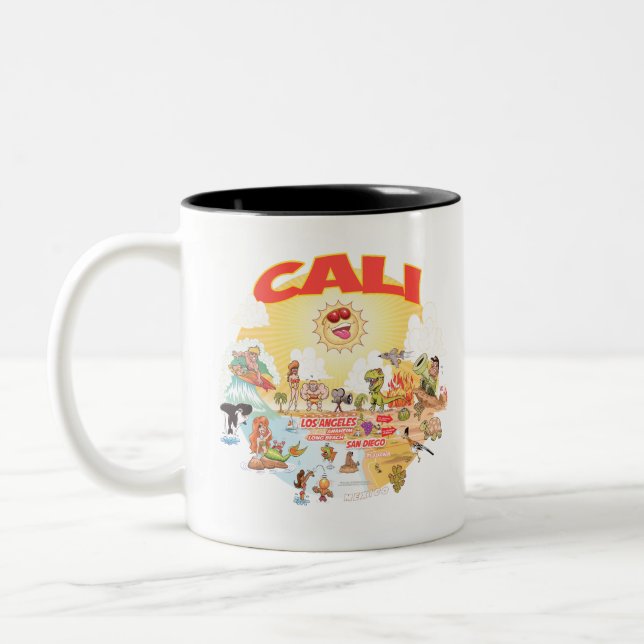 CALI, Südkalifornien Zweifarbige Tasse (Links)