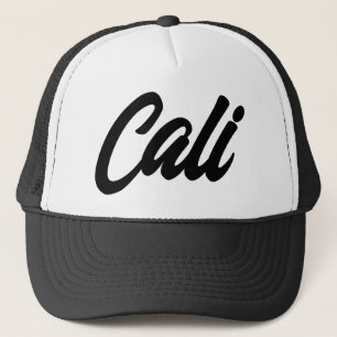 Cali Trucker hat - Kalifornische Schriftzeichen Truckerkappe