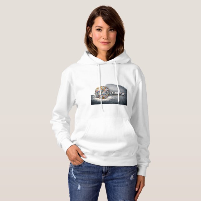 CalibrateMind Kapuzenpullover Hoodie (Vorne ganz)