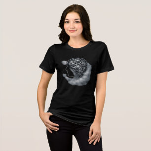 CalibrateMind Kapuzenpullover Tri-Blend-Shirt Tri-Blend Shirt