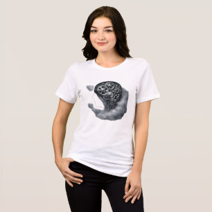 CalibrateMind Kapuzenpullover Tri-Blend-Shirt Tri-Blend Shirt