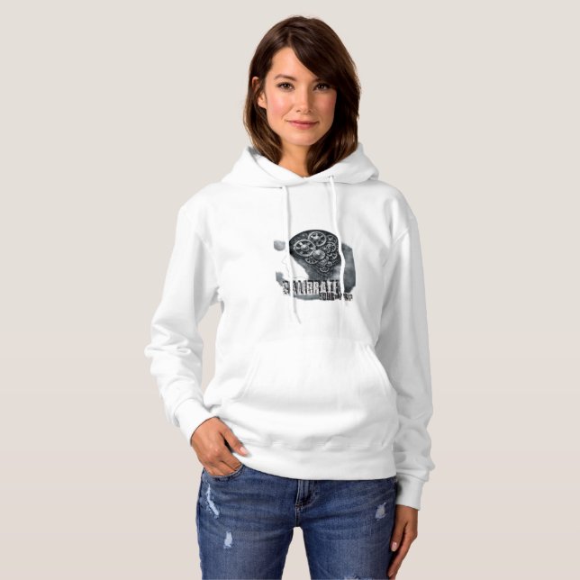 CalibrateMind Sweat à capuche (Devant entier)