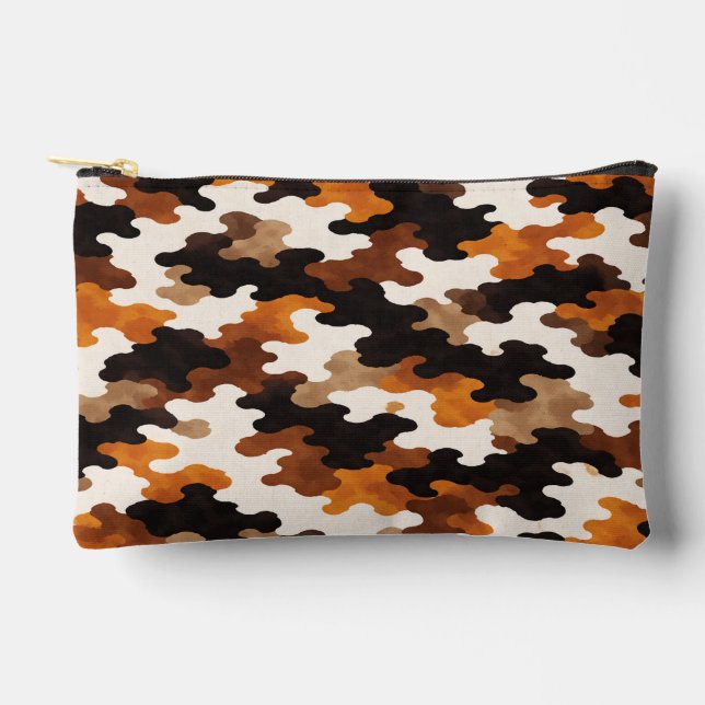 Calico Cat Camouflage Zubehörtasche (Vorderseite)